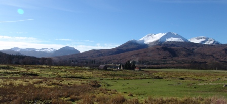 Beinn Eighe from Kinlochewe heights                Copyright:  Tom Forrest